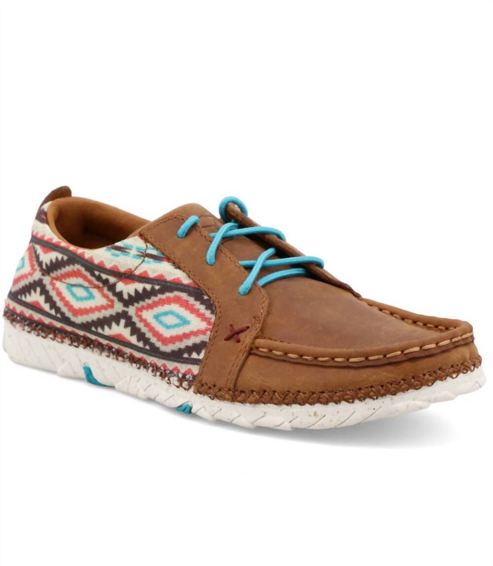 NEW TWISTED X women's zero x casual shoes in aztec brown